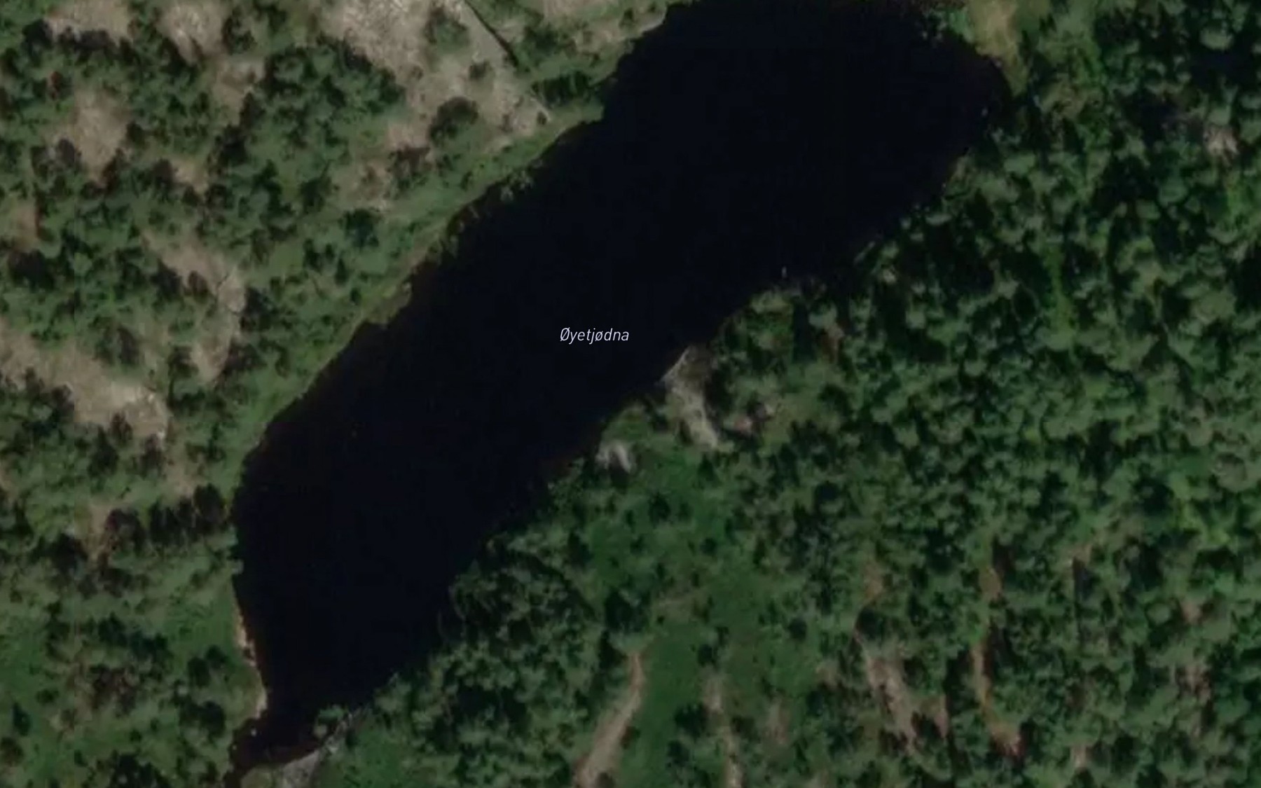 Satellite map of the Oyetjodna