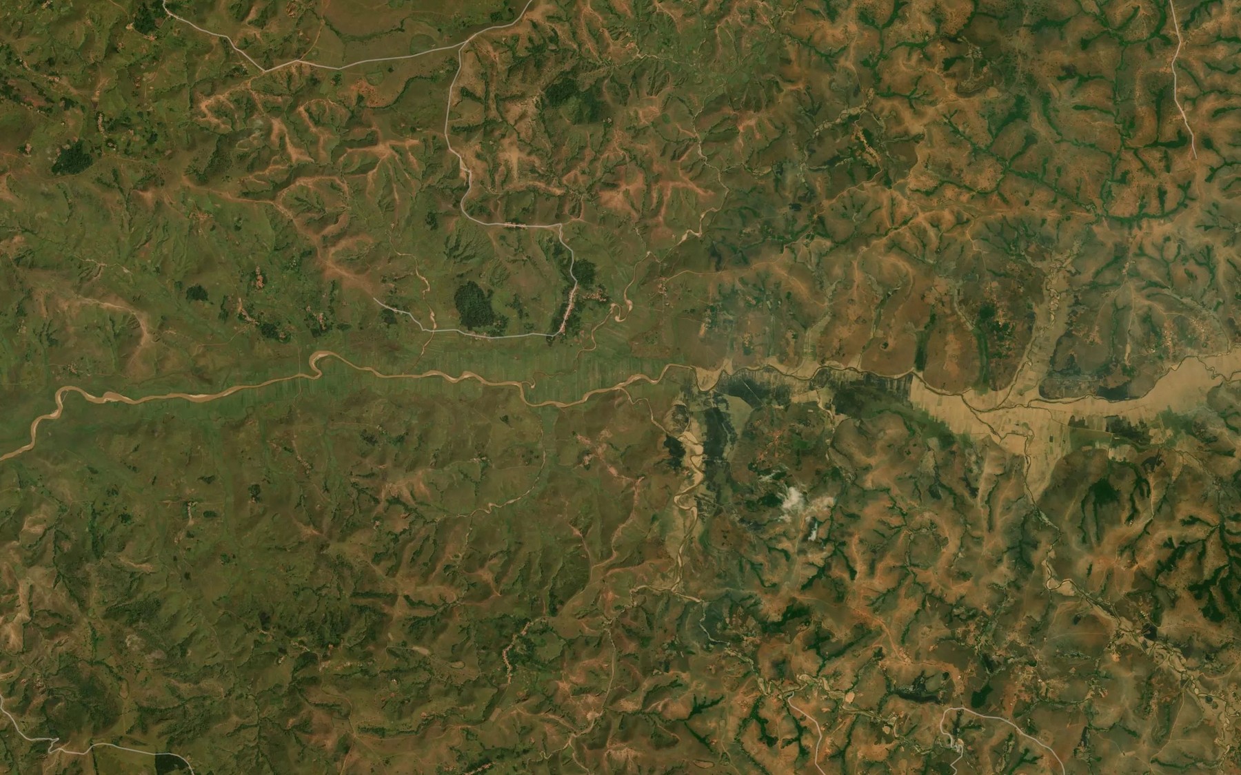 Satellite map of the Keme