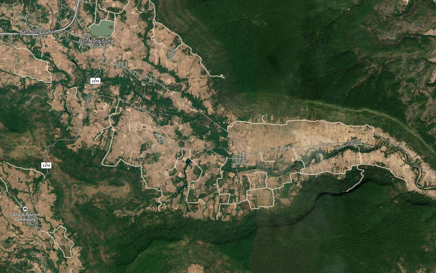 Satellite map of the Huai Khan Thae