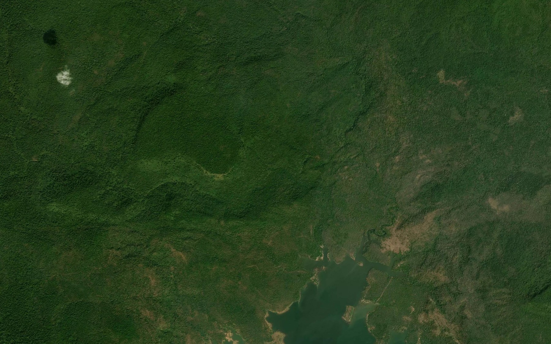 Satellite map of the Huai Phlapphlueng