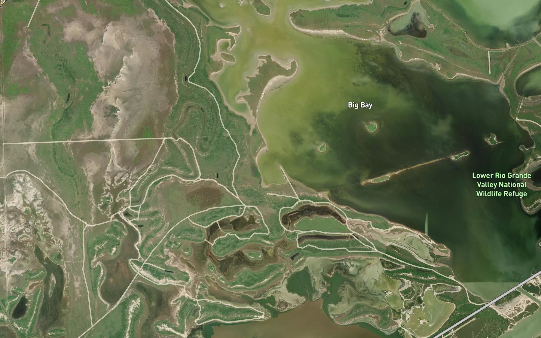Satellite map of the La Escale