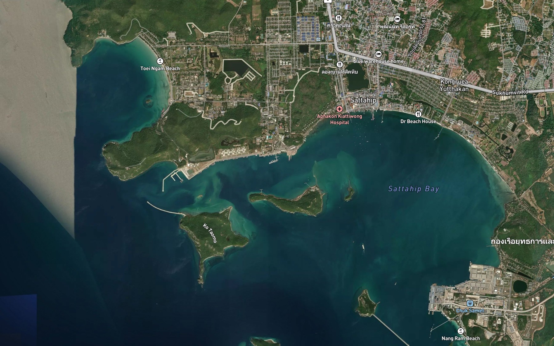 Satellite map of the Ao Kong Kang