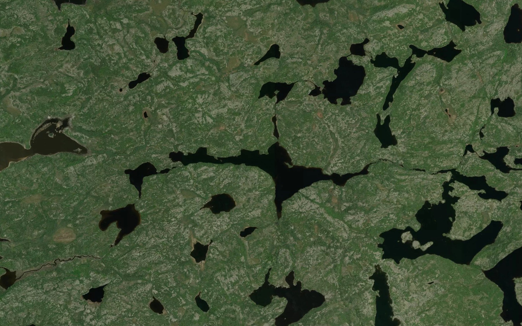 Satellite map of the Lac Kakanupwamat Apimisik