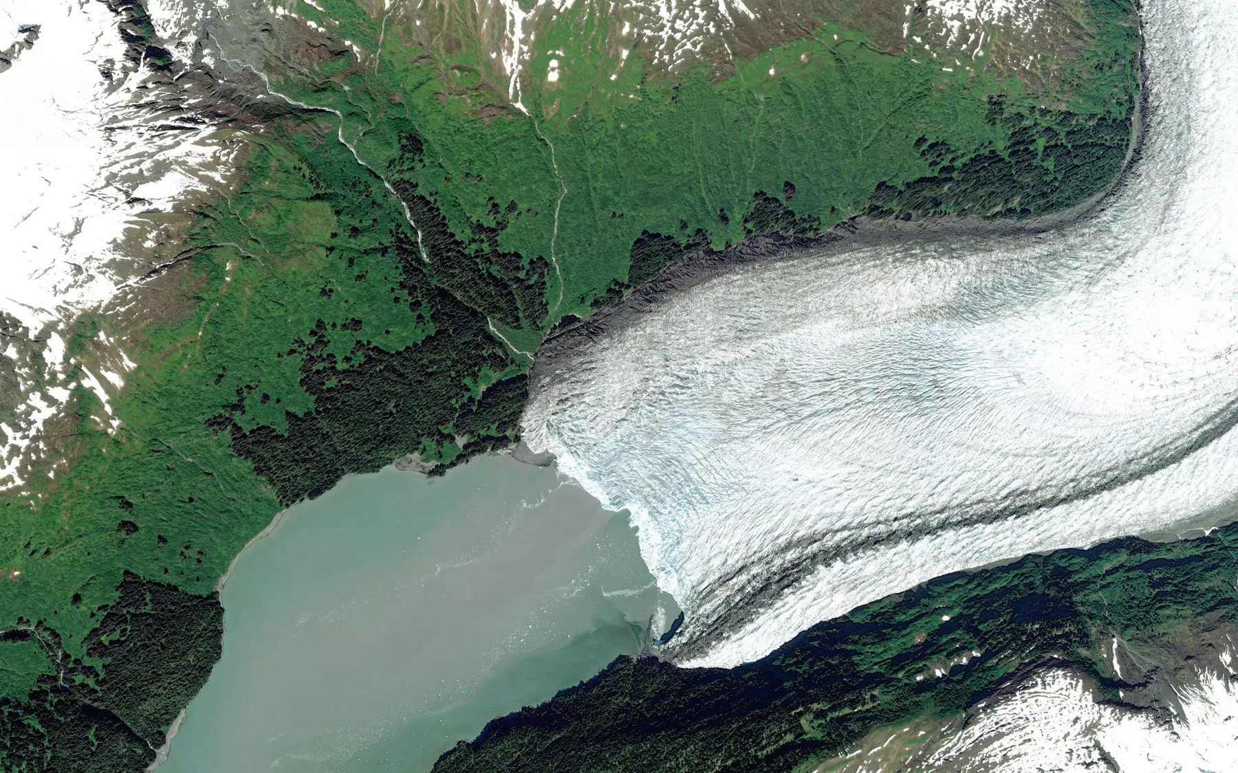 Satellite map of the Ranney Creek