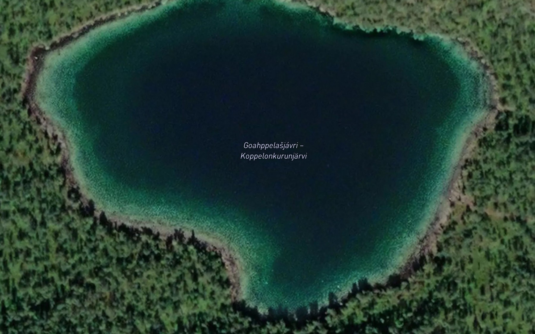 Satellite map of the Koppelonkurunjaervi