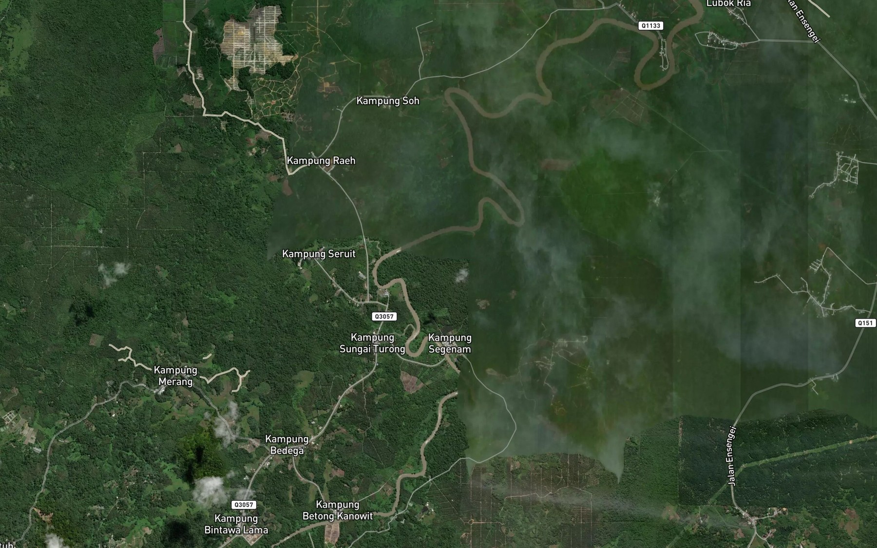 Satellite map of the Tanjong Nukas