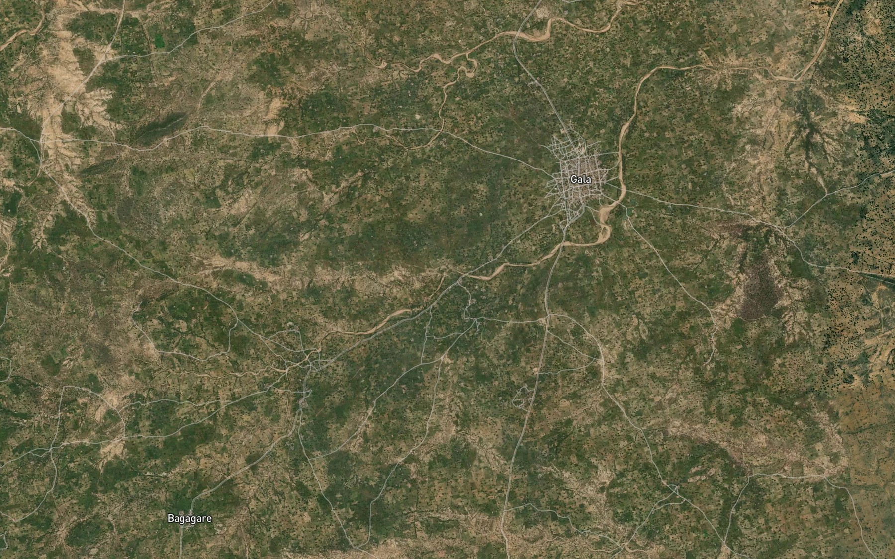 Satellite map of the River Rinji
