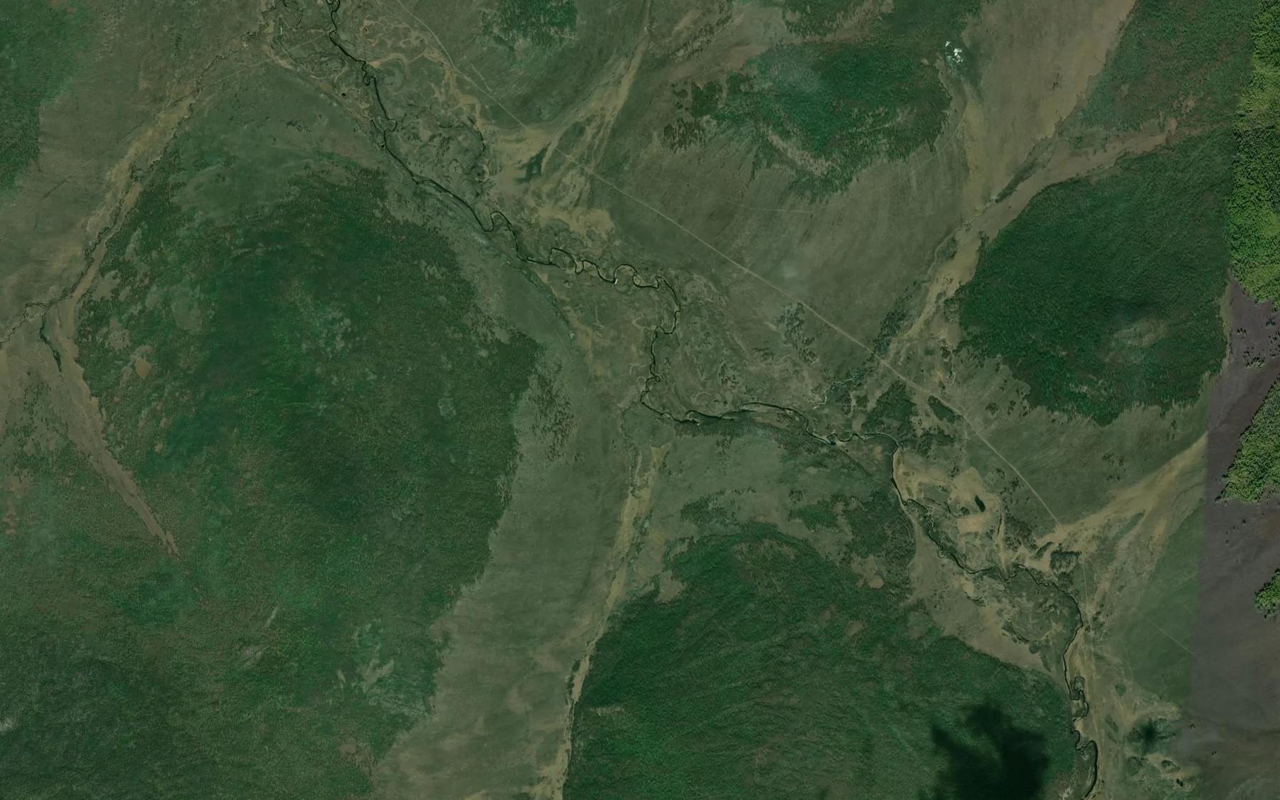 Satellite map of the Yeliksakat