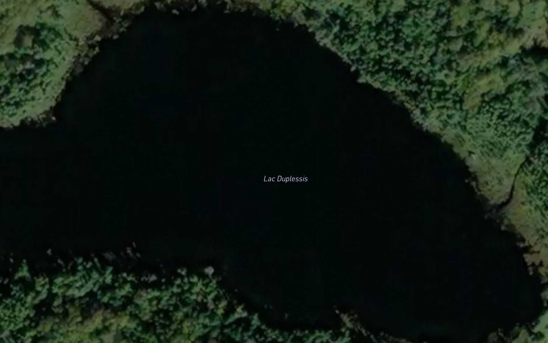 Satellite map of the Lac Duplessis