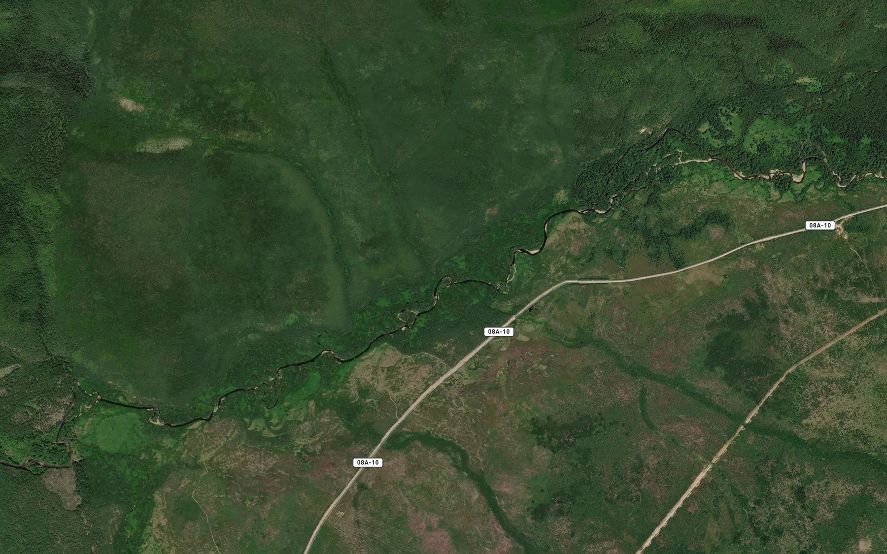 Satellite map of the Medvezhiy