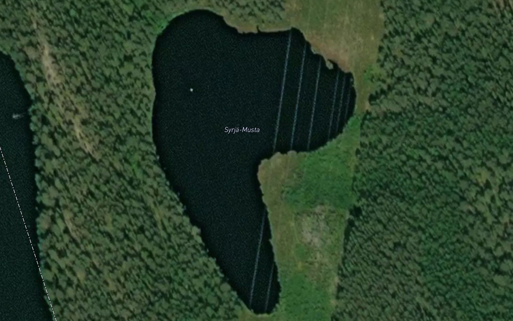 Satellite map of the Syrja-Musta