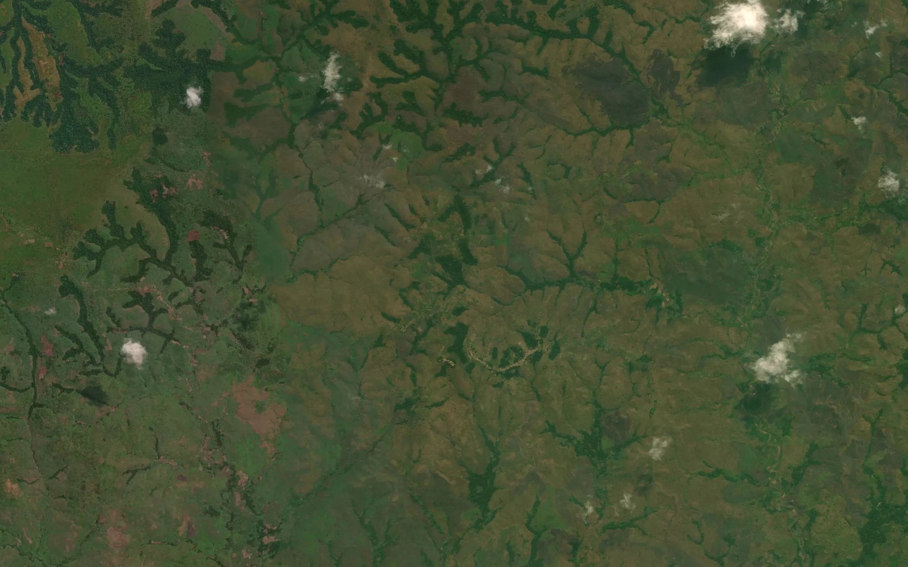 Satellite map of the Tshimpuma