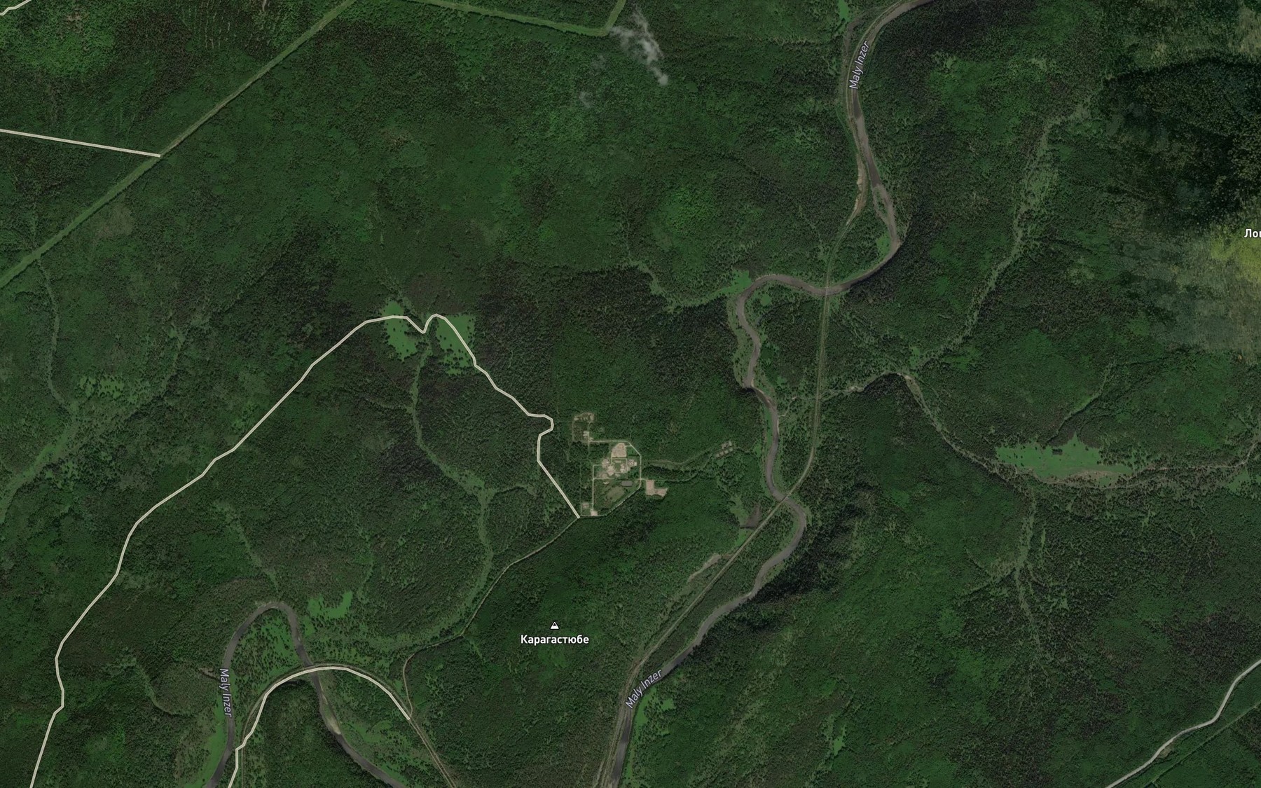 Satellite map of the Nary-Yelga