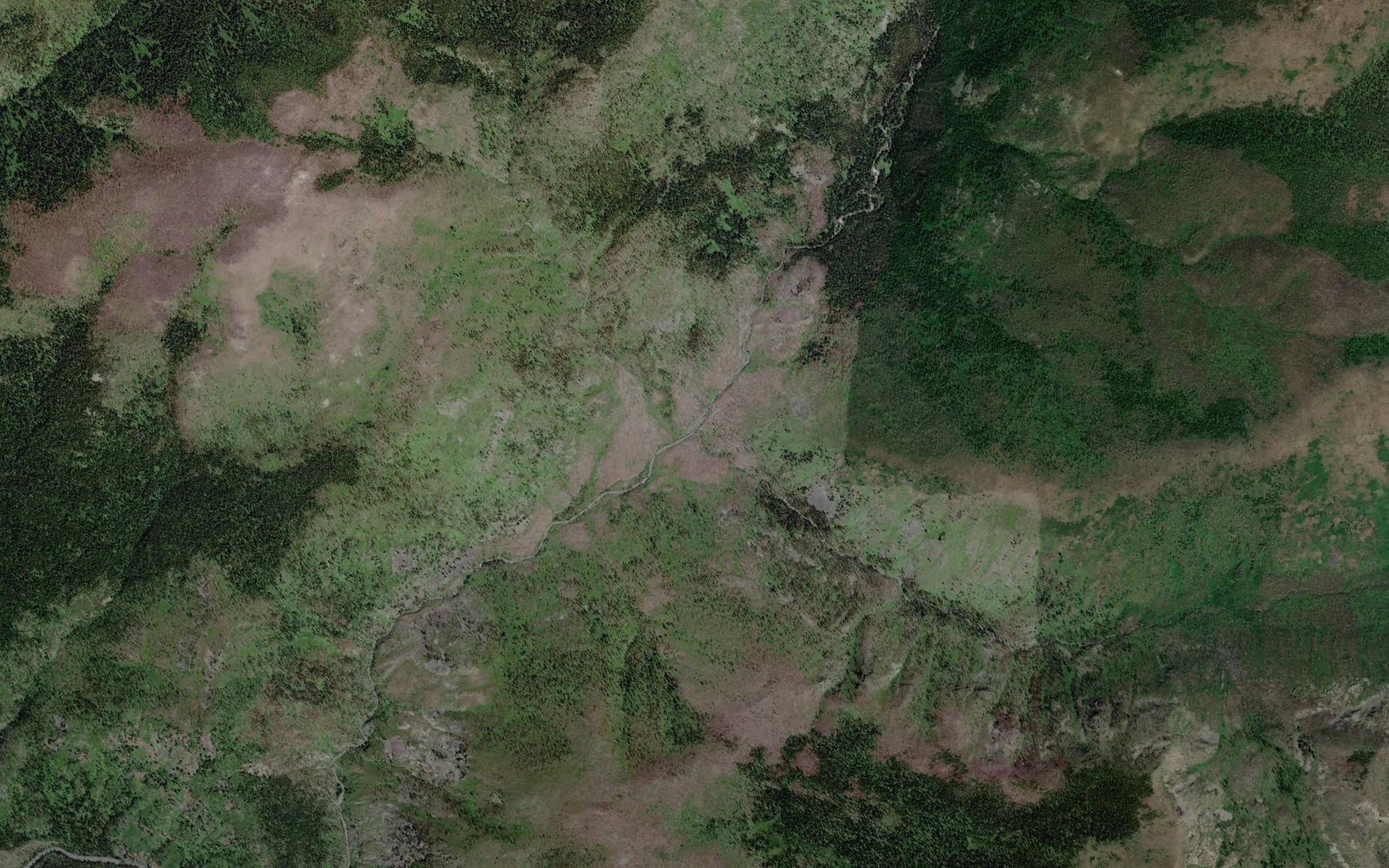 Satellite map of the Maud Creek
