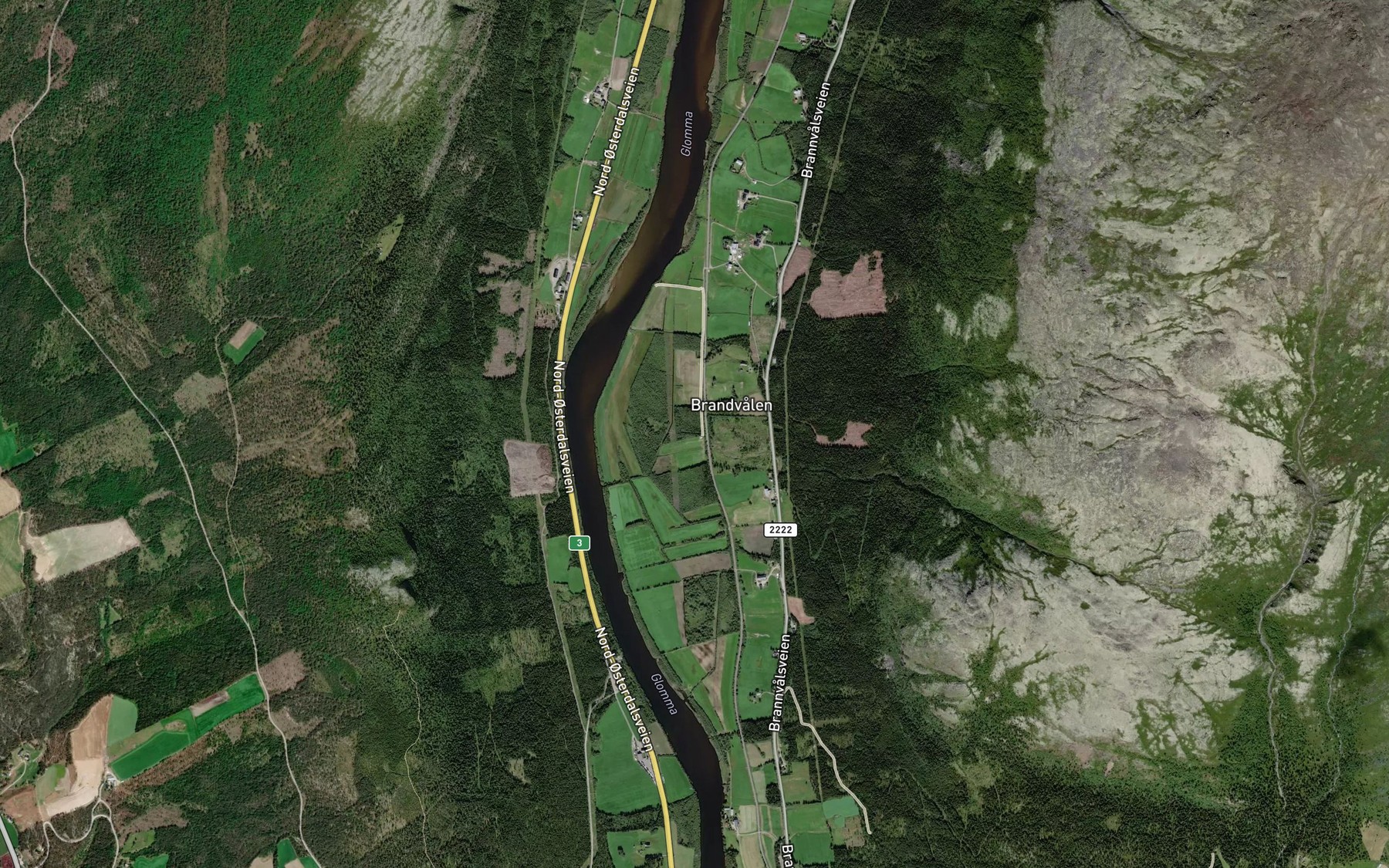 Satellite map of the Raurostbekken