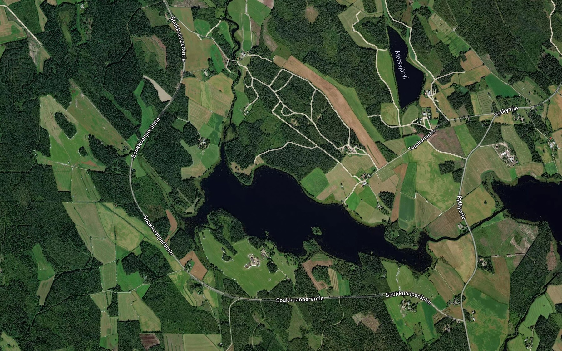 Satellite map of the Kilpijarvi