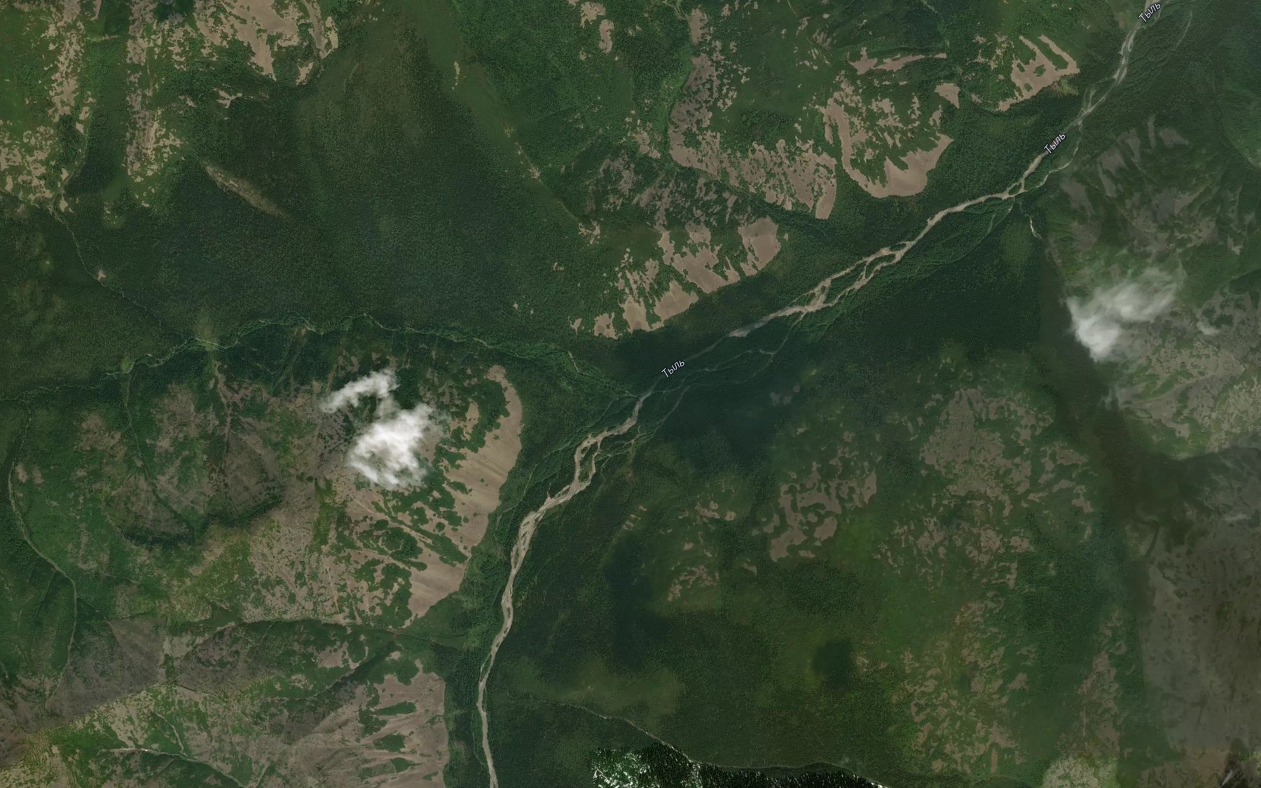 Satellite map of the Iliurek-Makit