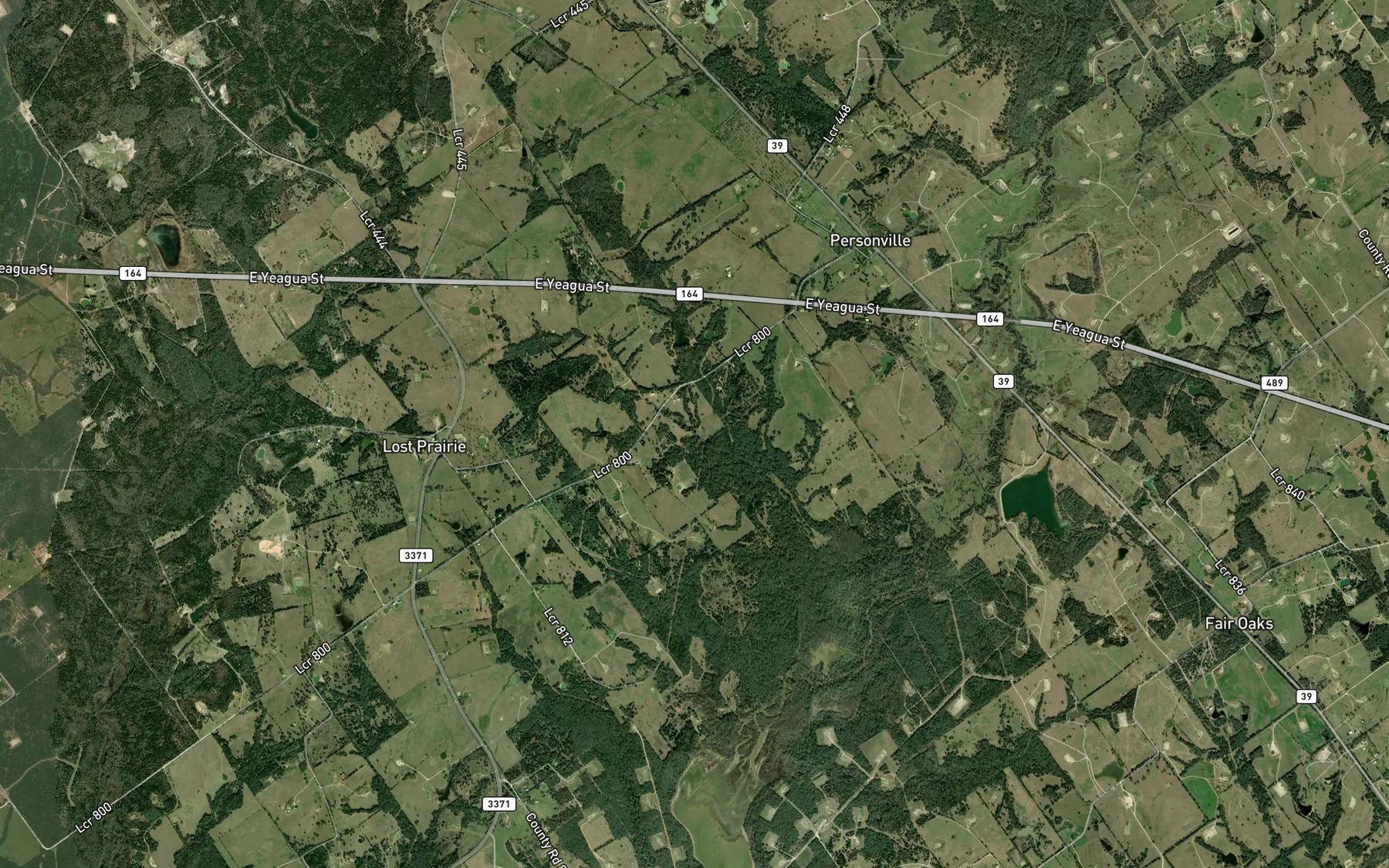 Satellite map of the Gibson Branch