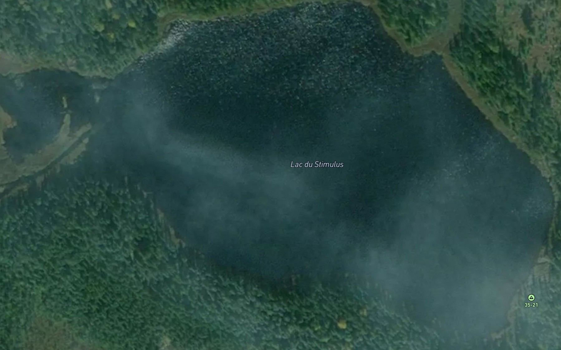 Satellite map of the Lac du Stimulus