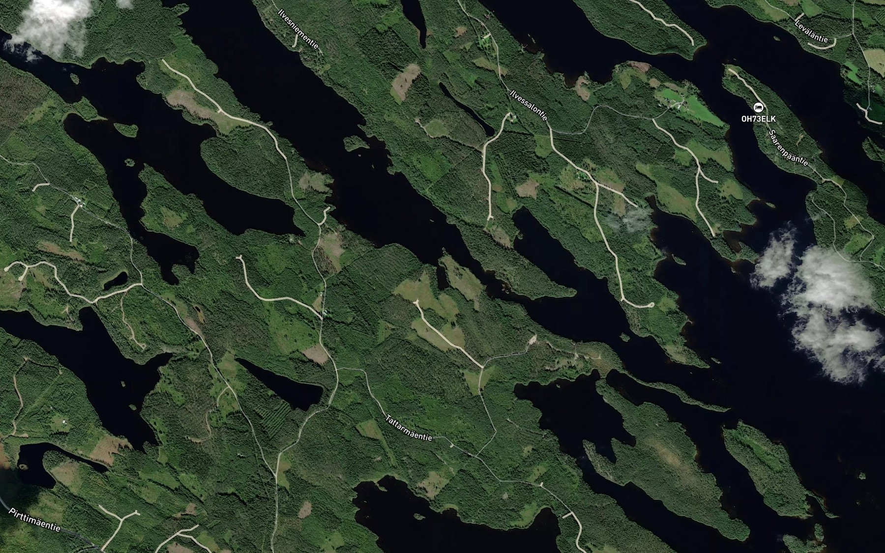 Satellite map of the Lummelahti