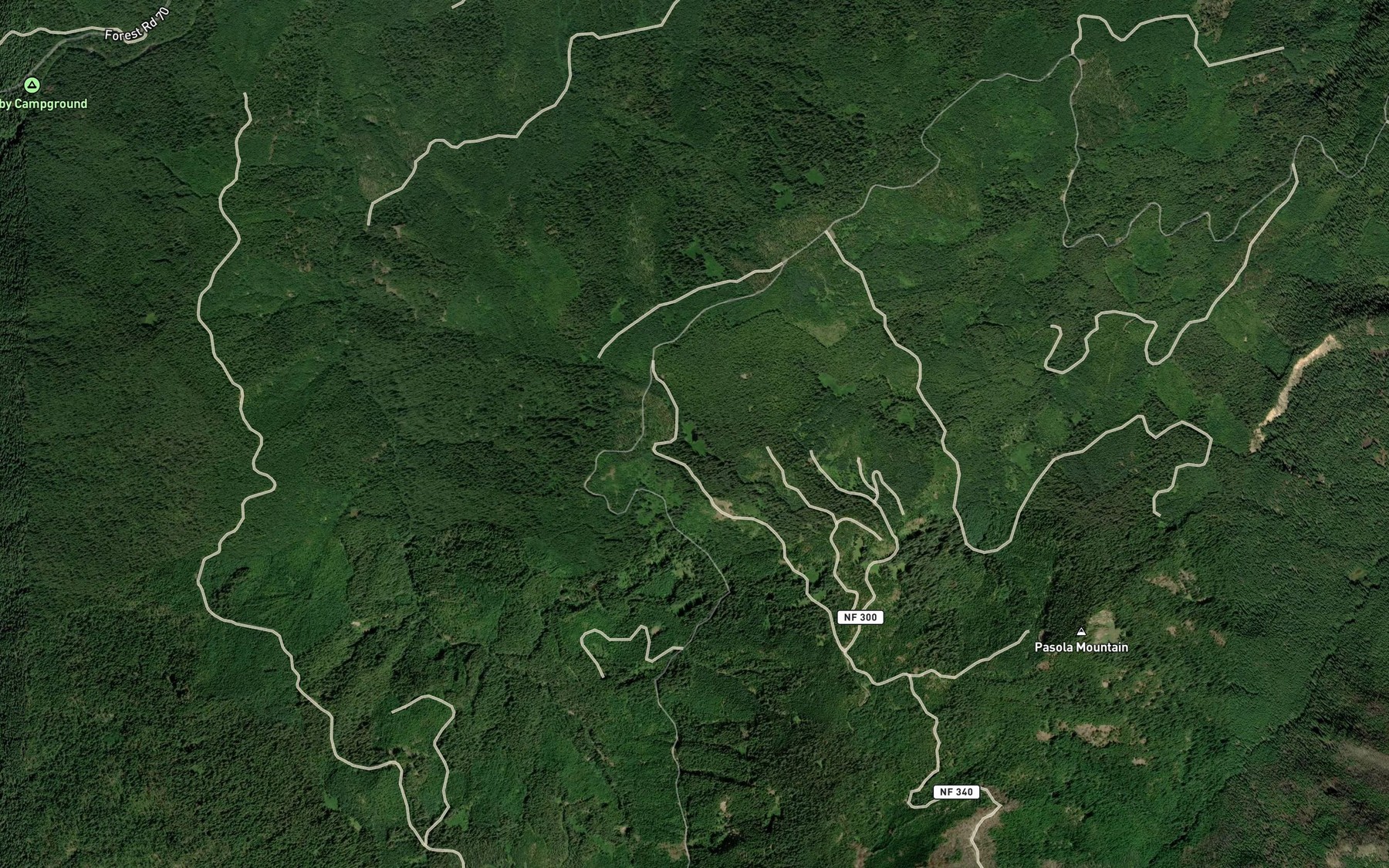 Satellite map of the Lily Pad Lake
