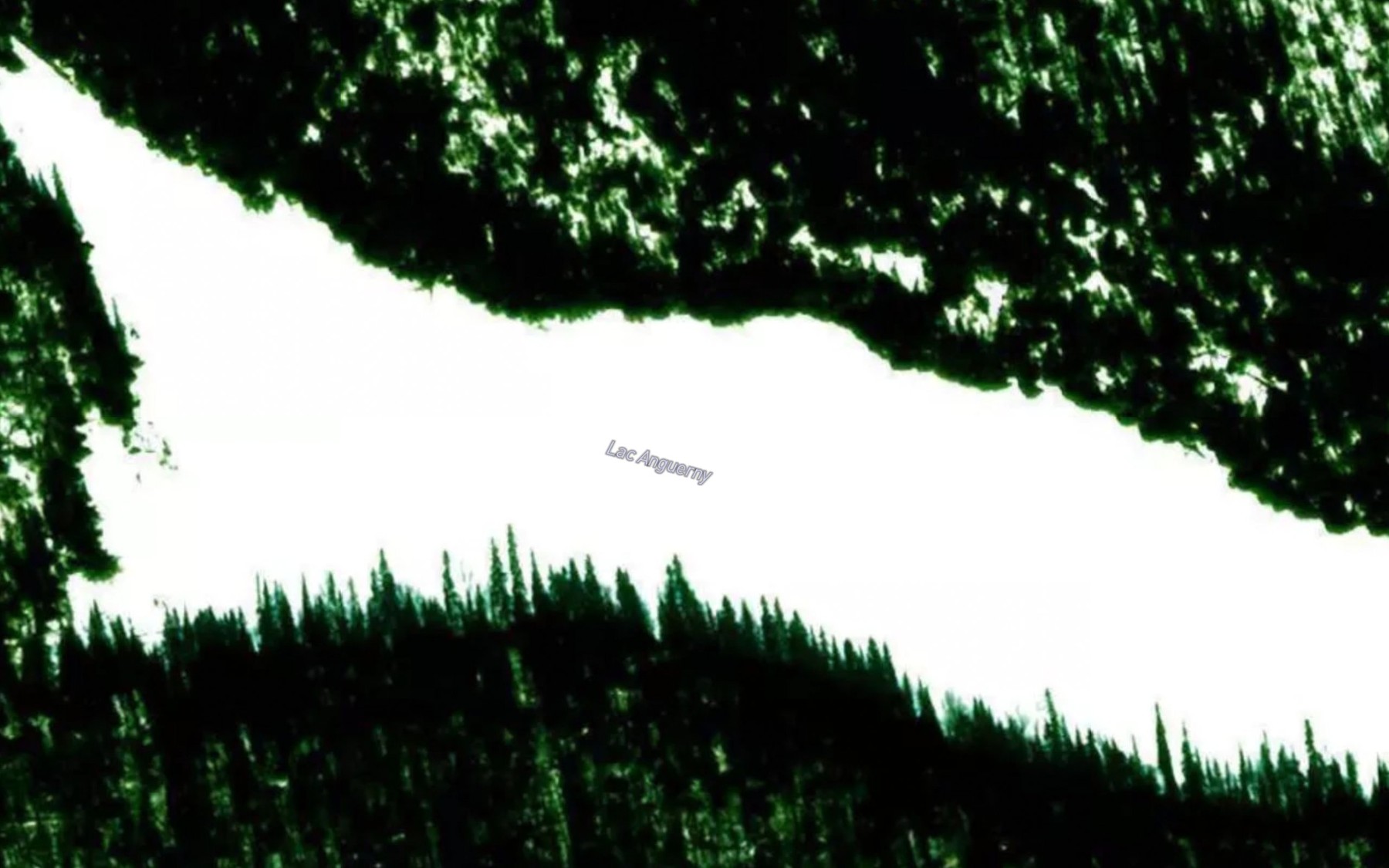 Satellite map of the Lac Anguerny