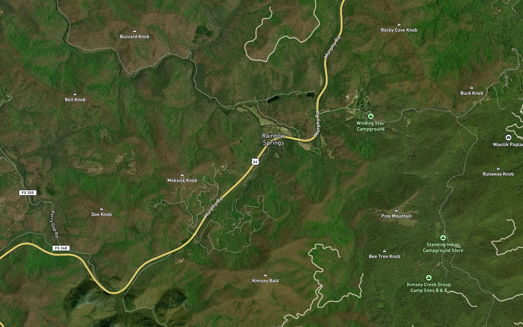 Satellite map of the Pat Stable Branch