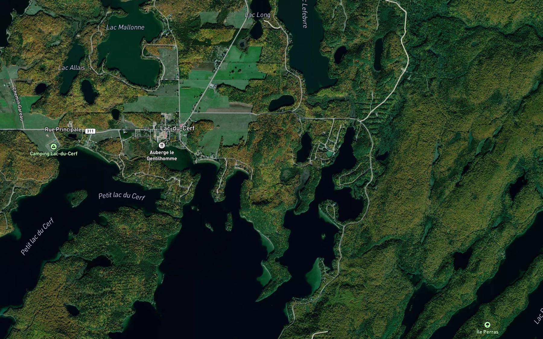 Satellite map of the Baie de Boue