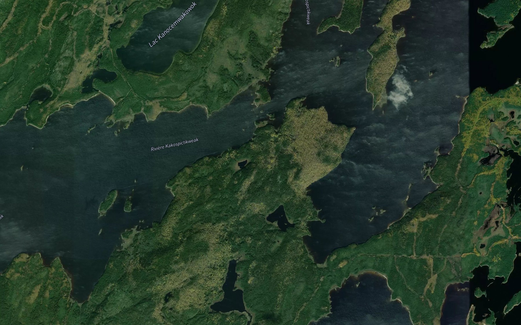Satellite map of the Passe Kaackakocimocik