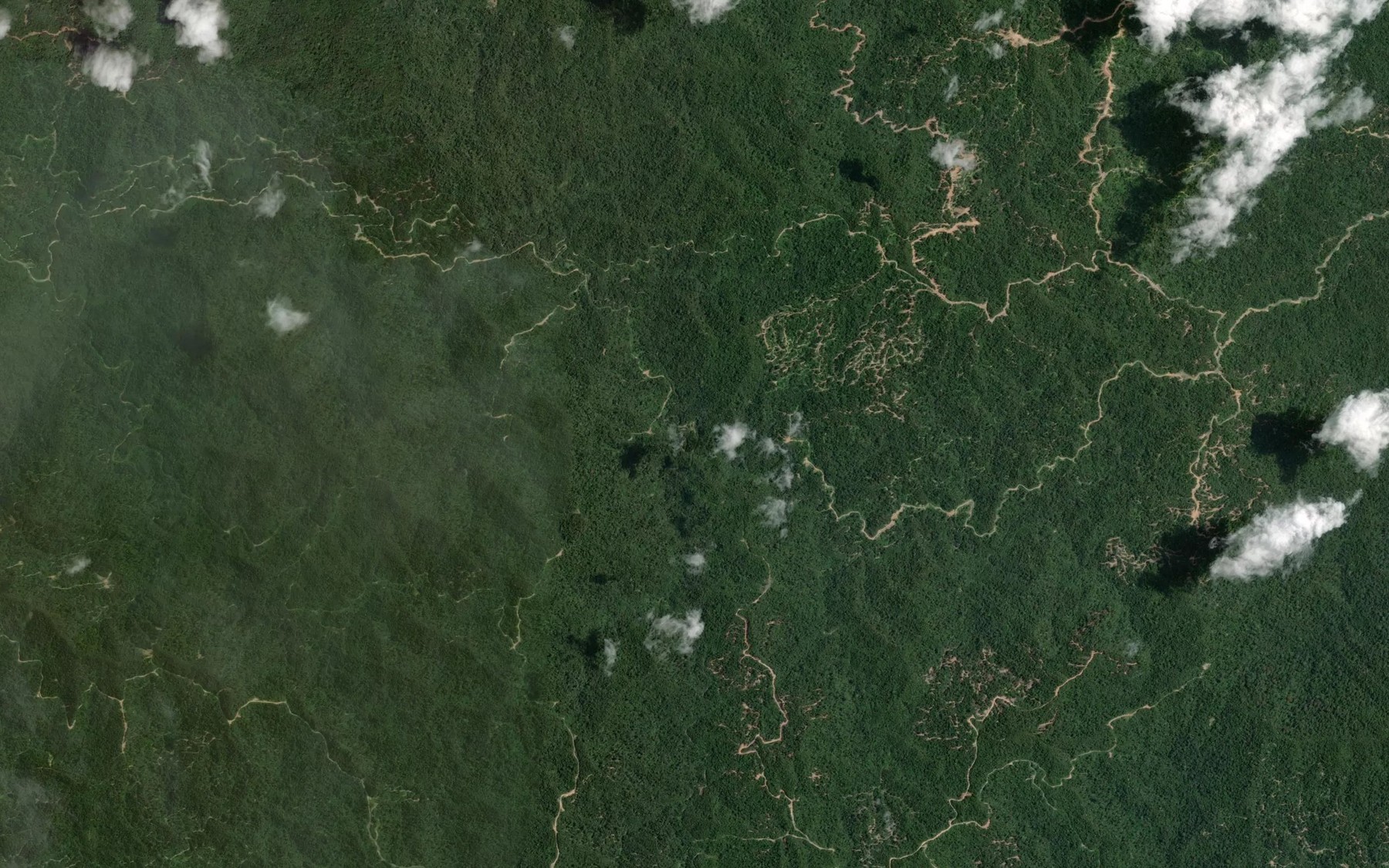 Satellite map of the Sungai Agong