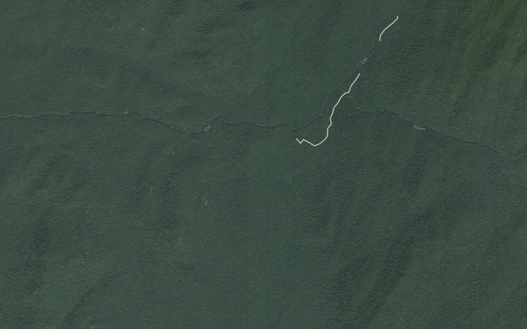Satellite map of the Meboundou