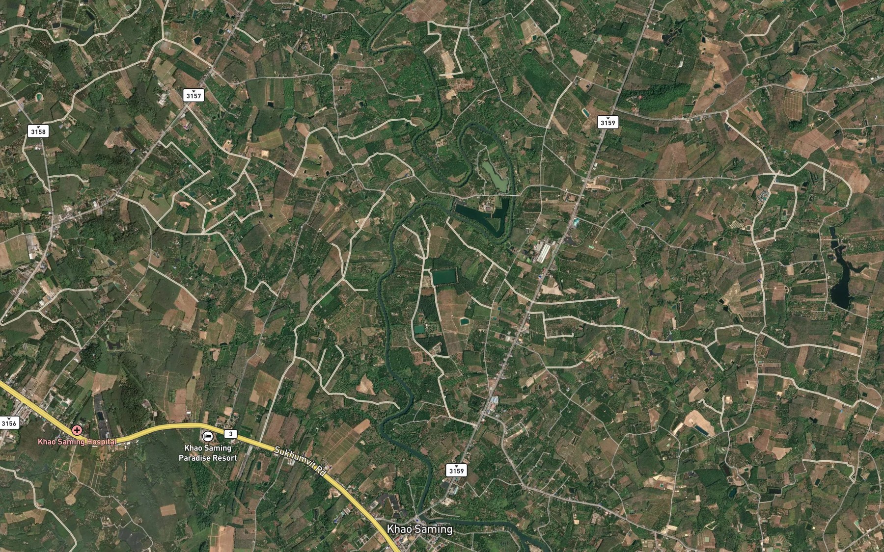 Satellite map of the Ang Kep Nam Nong Kwian