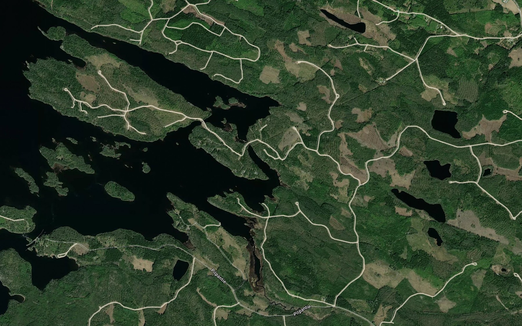 Satellite map of the Koukunlahti