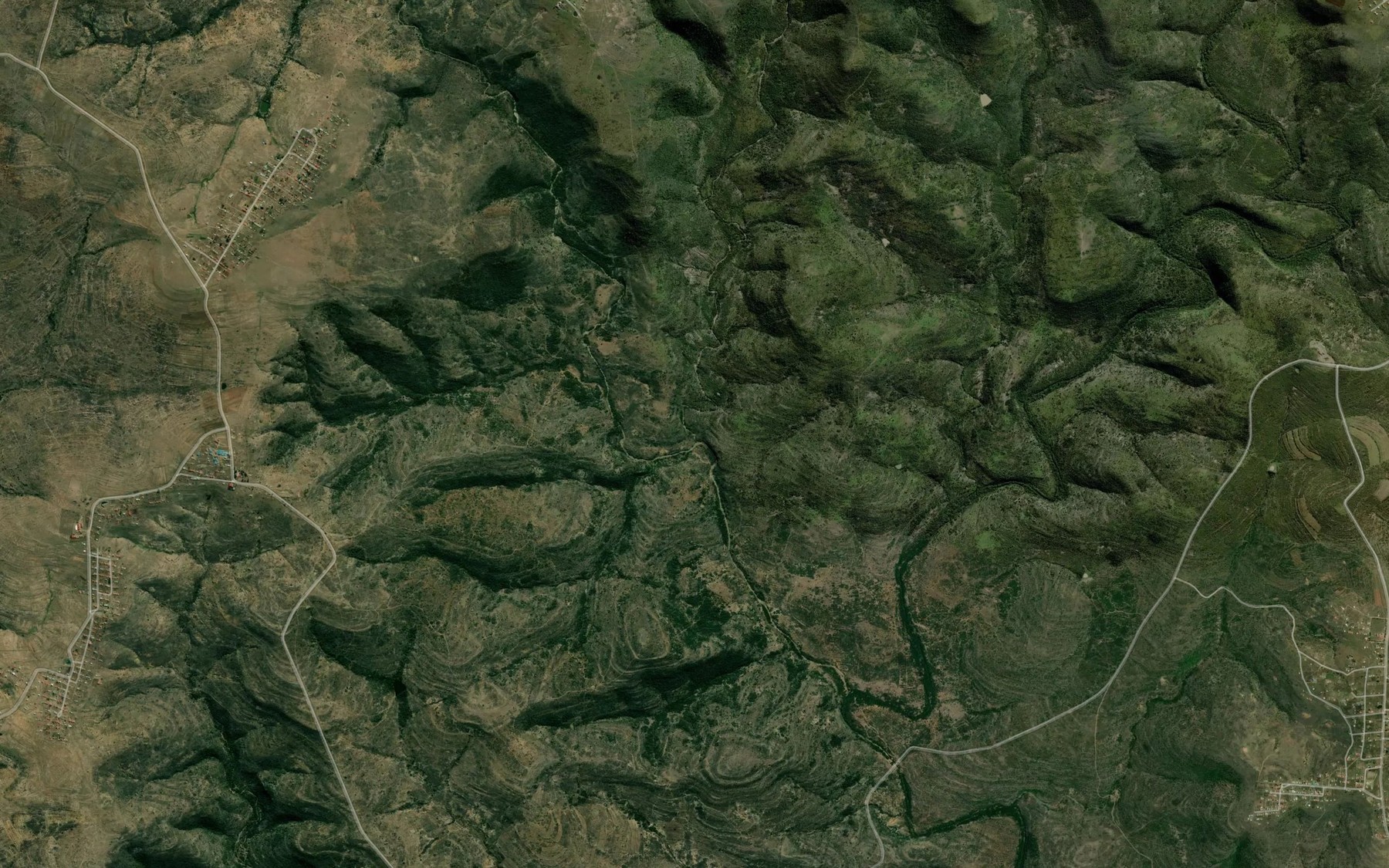 Satellite map of the Mxobo
