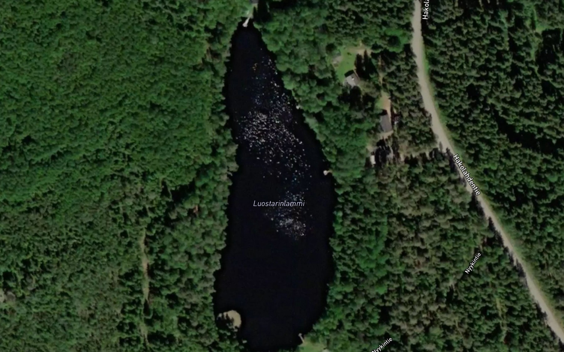 Satellite map of the Luostarinlammi