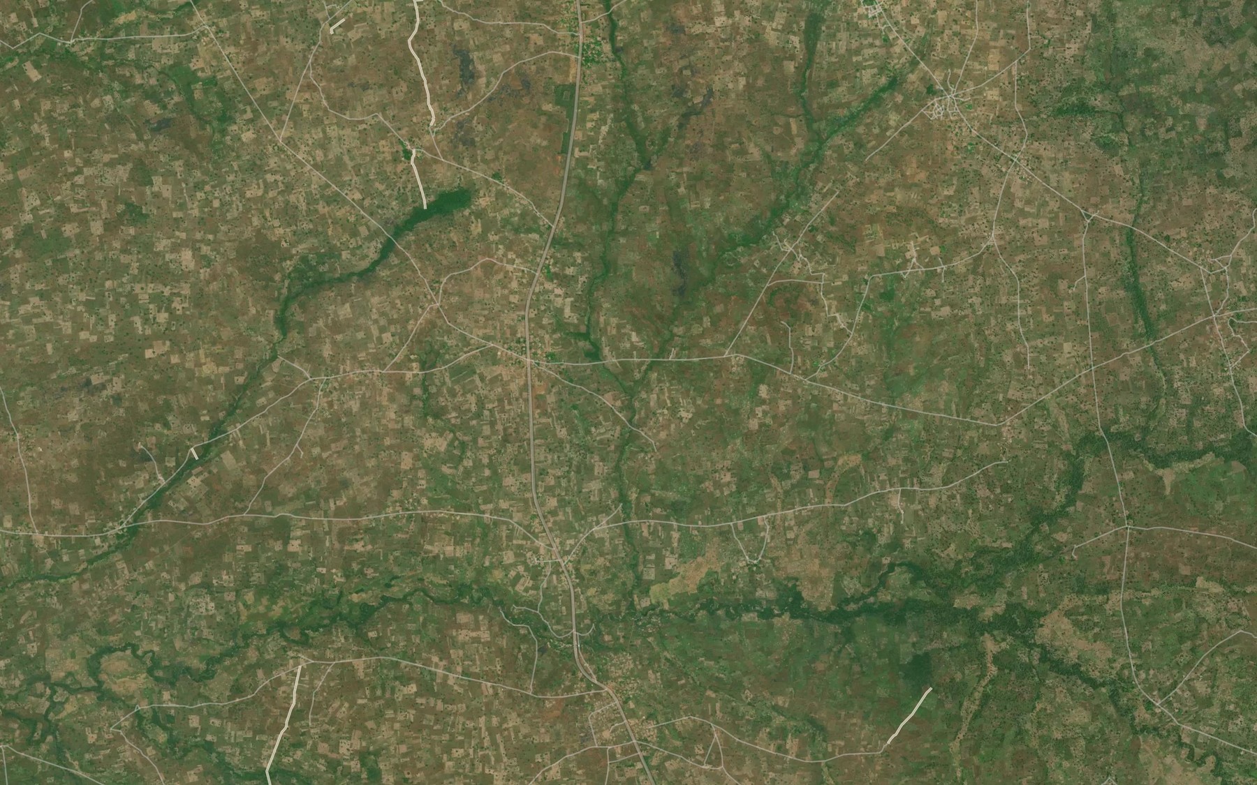 Satellite map of the River Ukough