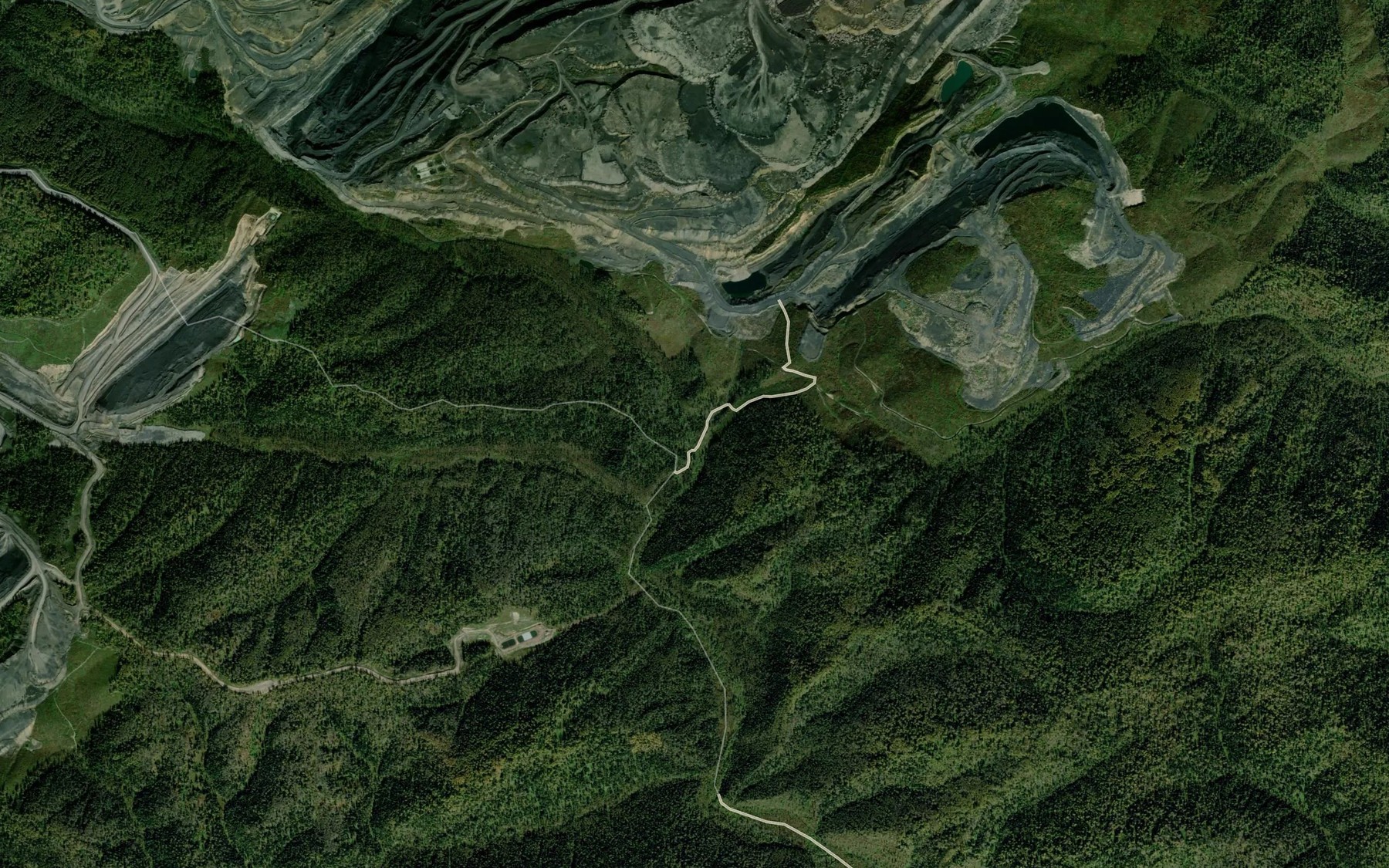 Satellite map of the Bol'shoy Chuazas
