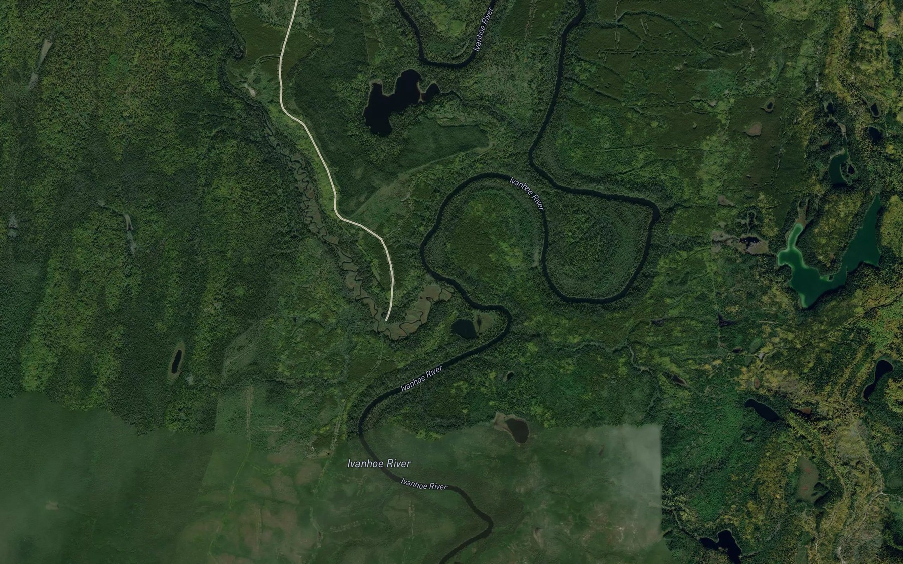 Satellite map of the Osishana Creek