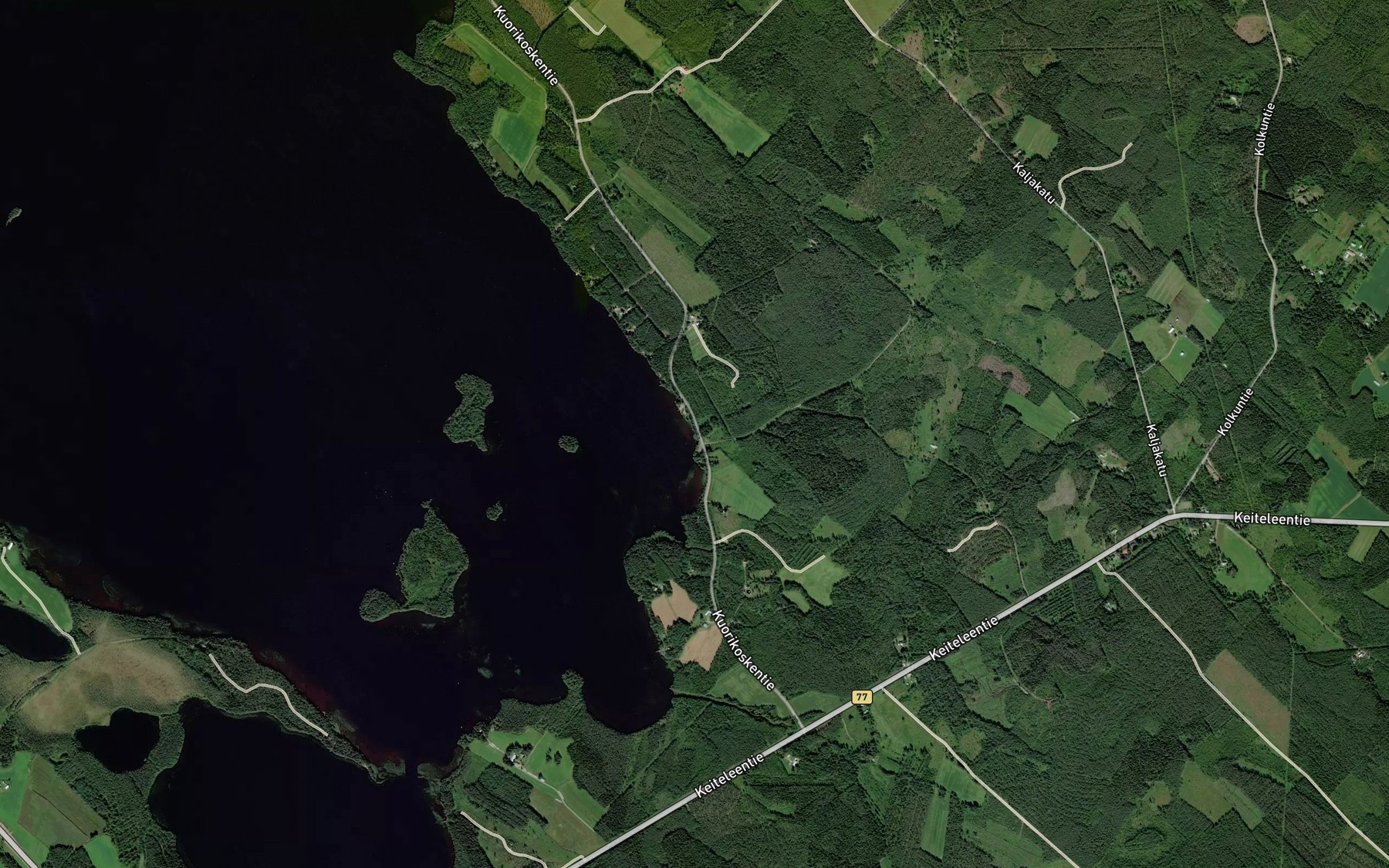 Satellite map of the Luutunpuro