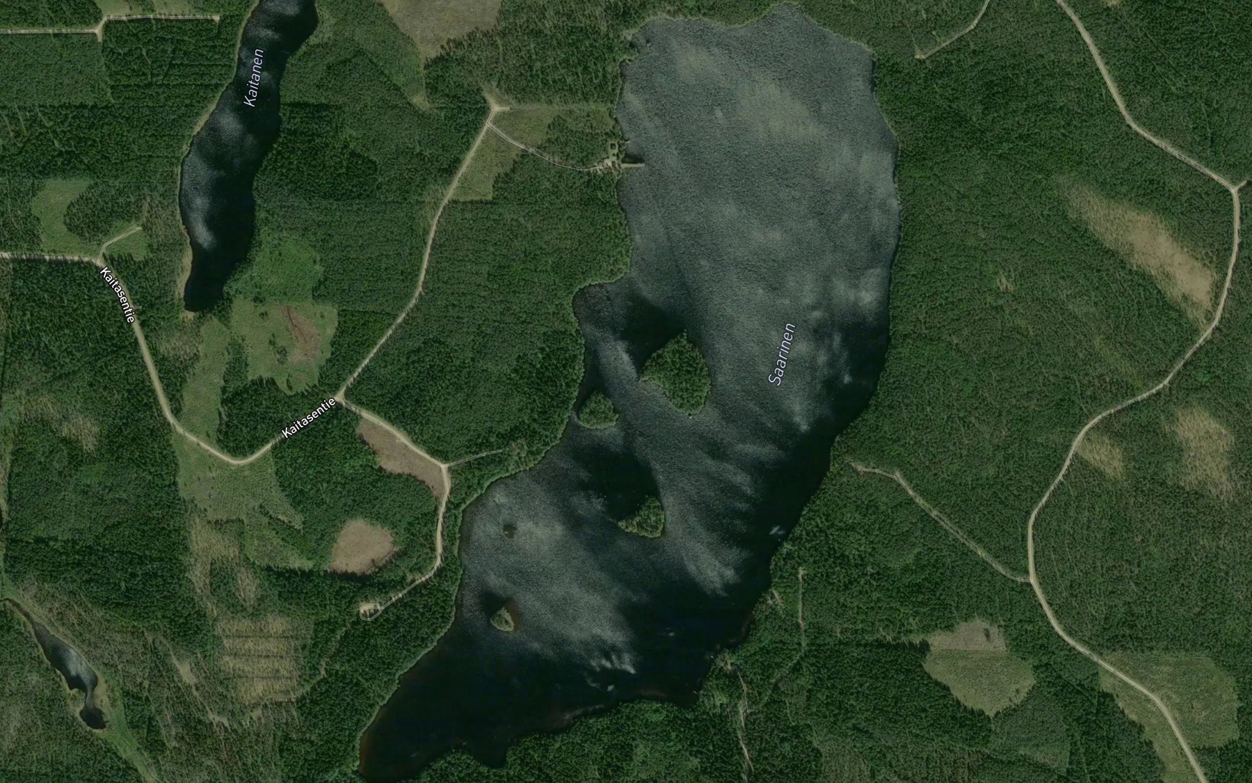 Satellite map of the Saarinen