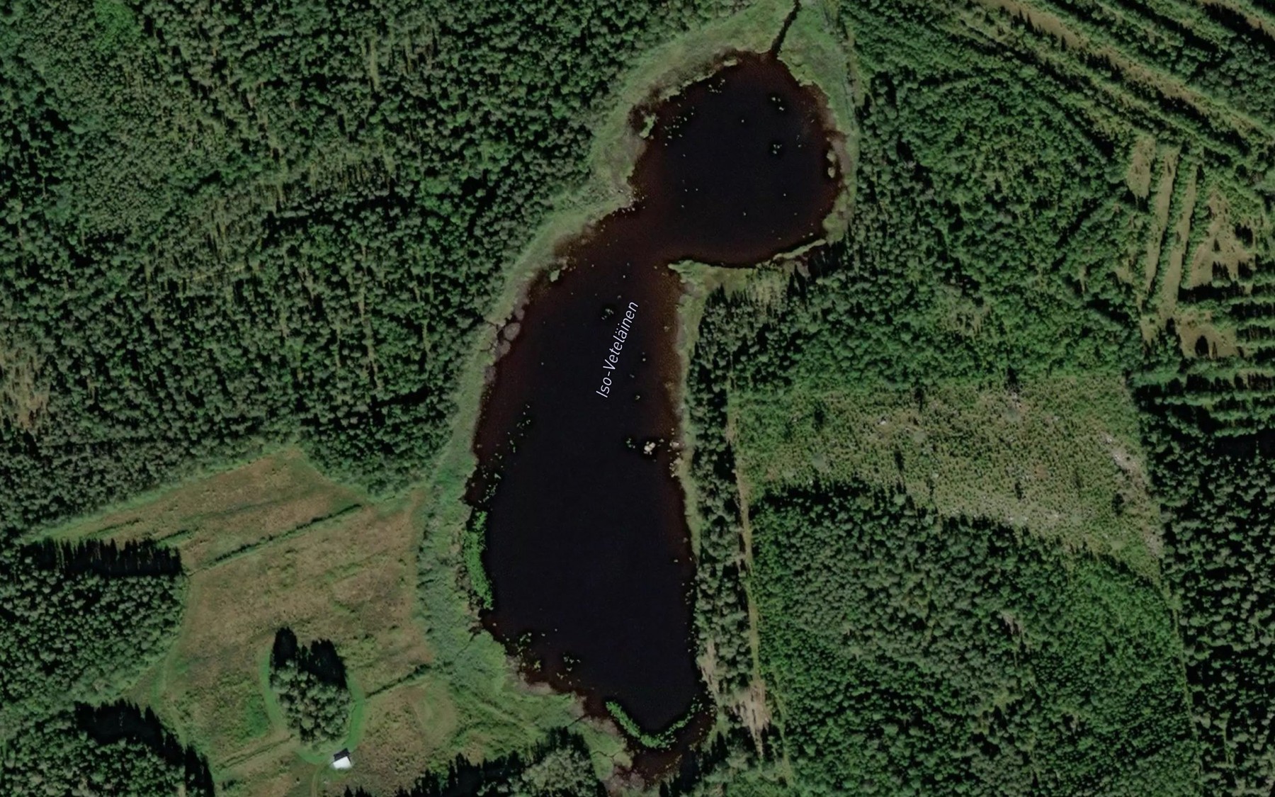 Satellite map of the Iso-Vetelainen