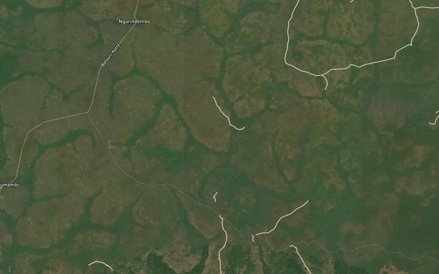 Satellite map of the Membouye