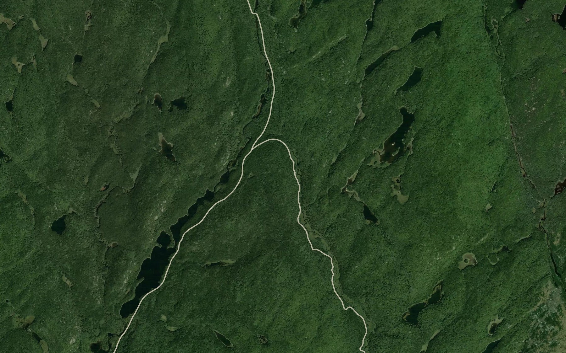 Satellite map of the Hamper Creek