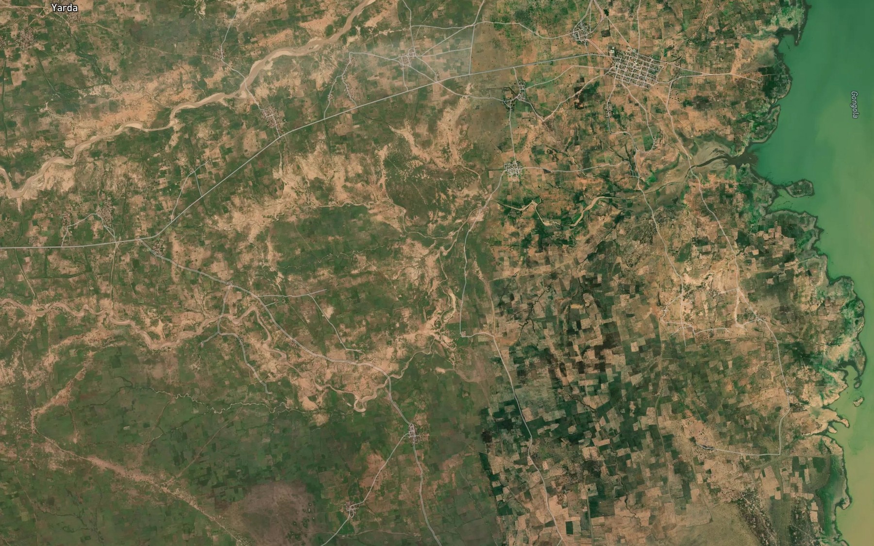 Satellite map of the Kenne