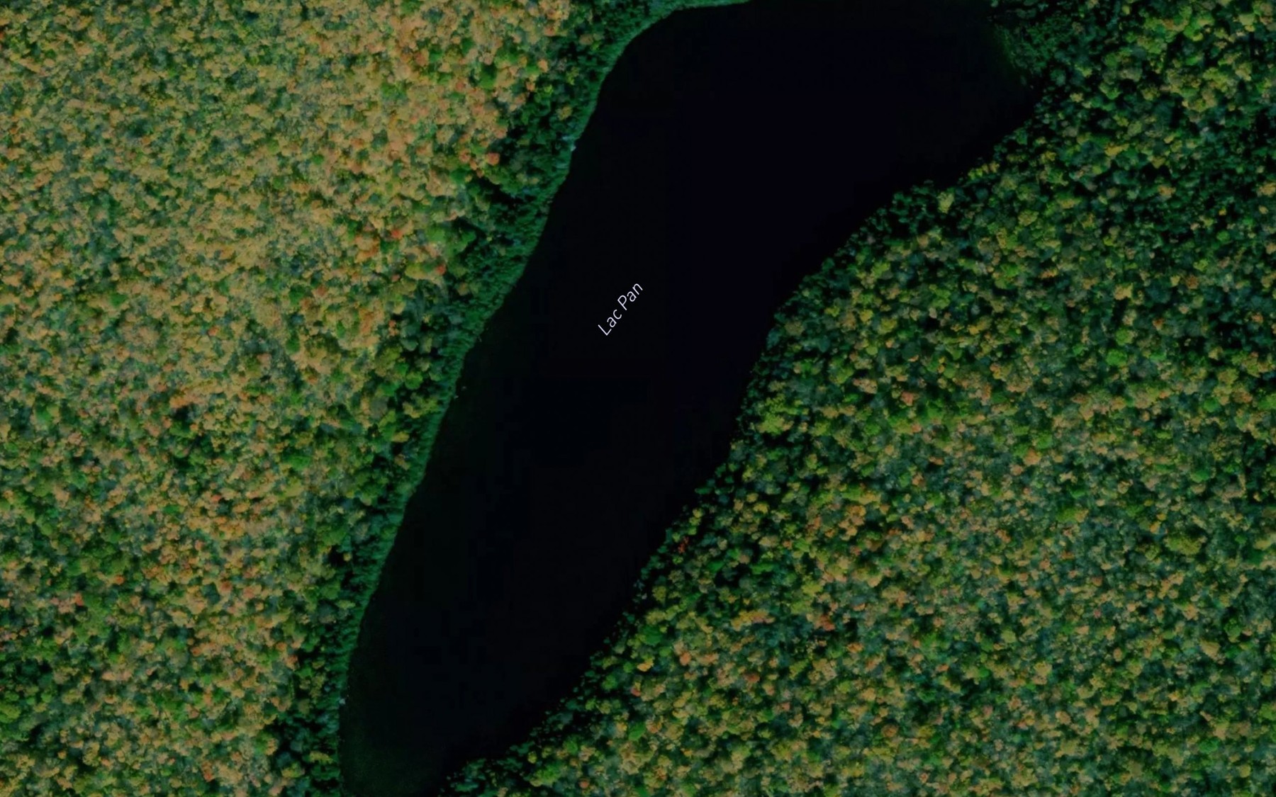 Satellite map of the Lac Pan