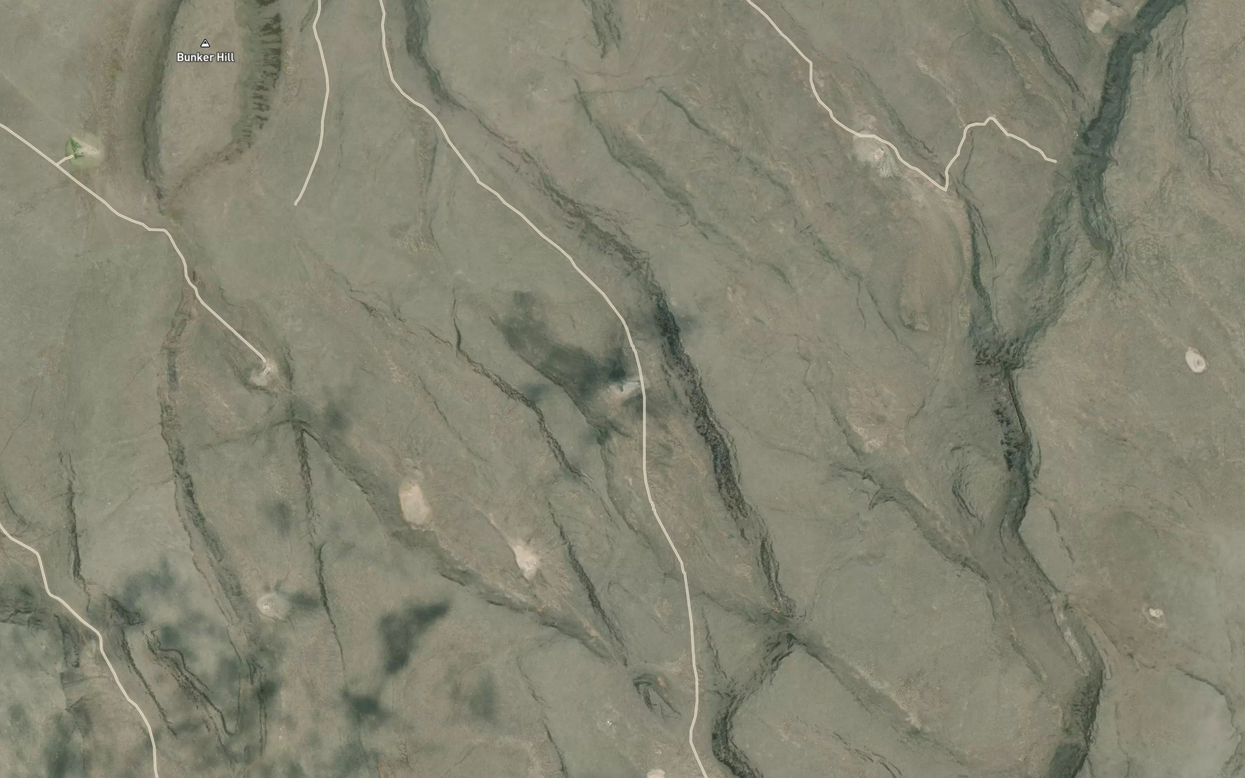 Satellite map of the Impossible Waterhole