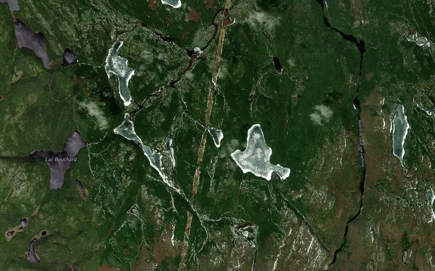 Satellite map of the Lac Polo