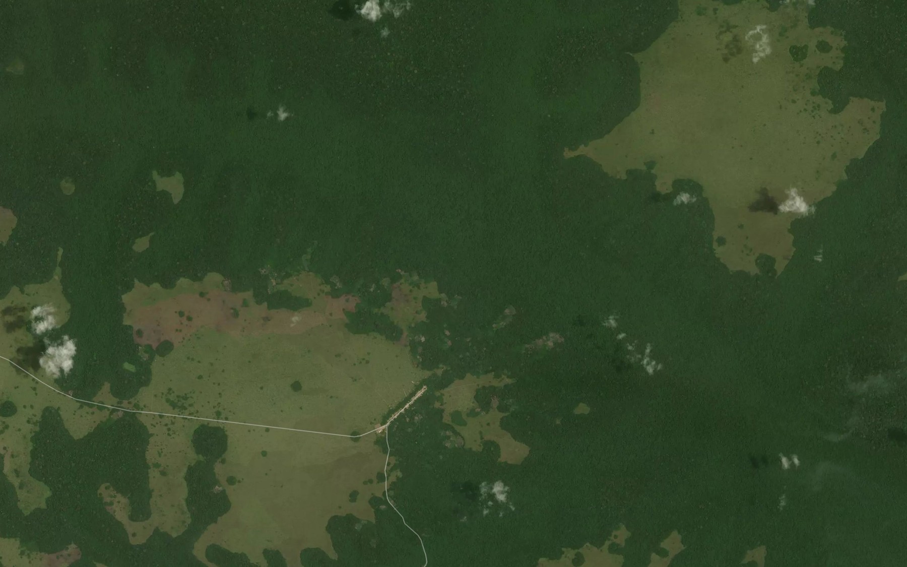 Satellite map of the Okosso