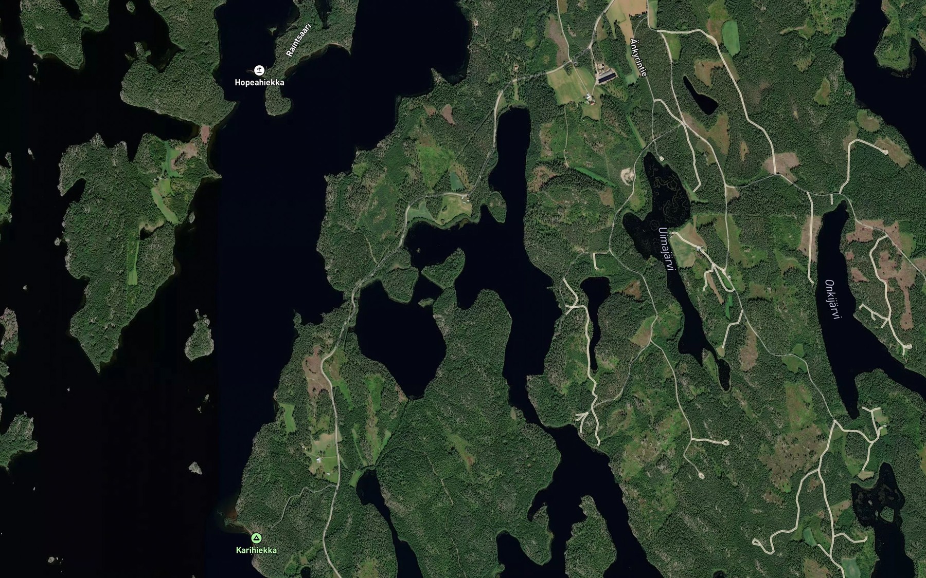 Satellite map of the Hovinlahti