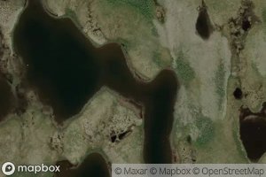 Satellite map of the Houle Lake